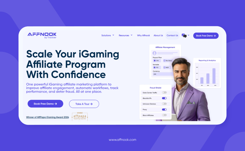 Affnook’s iGaming Affiliate Management
