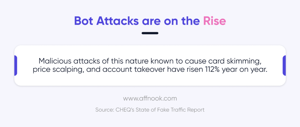 Rising incidence of bot attacks in the online gambling space