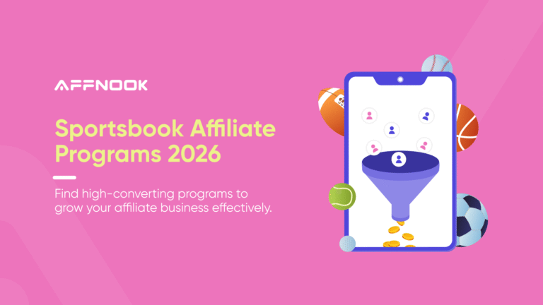 Blog banner for sportsbook affiliate programs 2026.