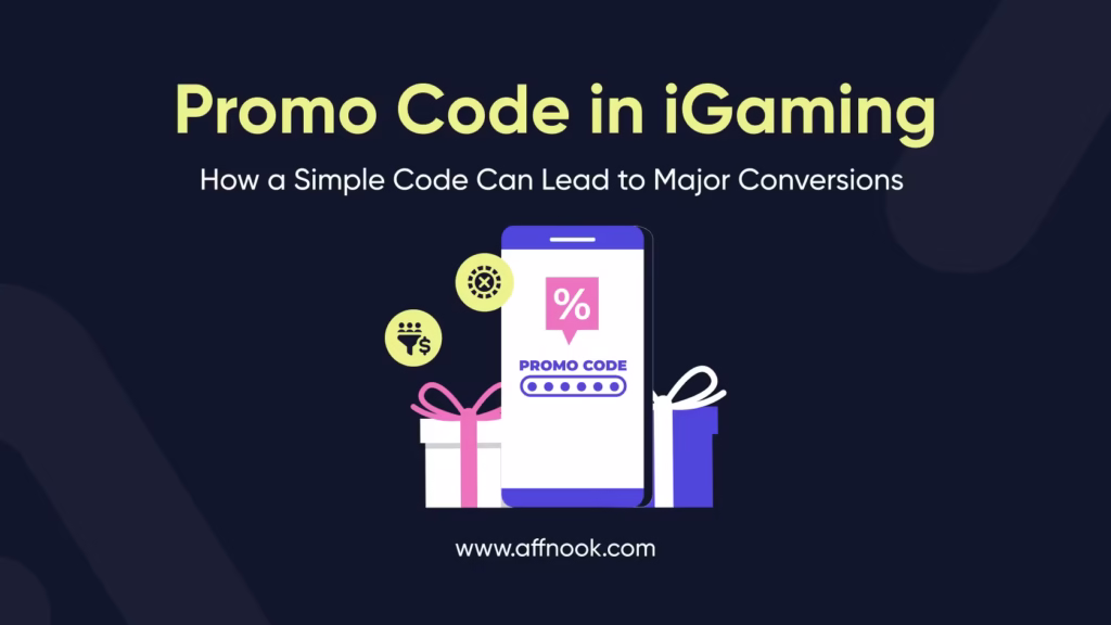 Banner for promo code in iGaming