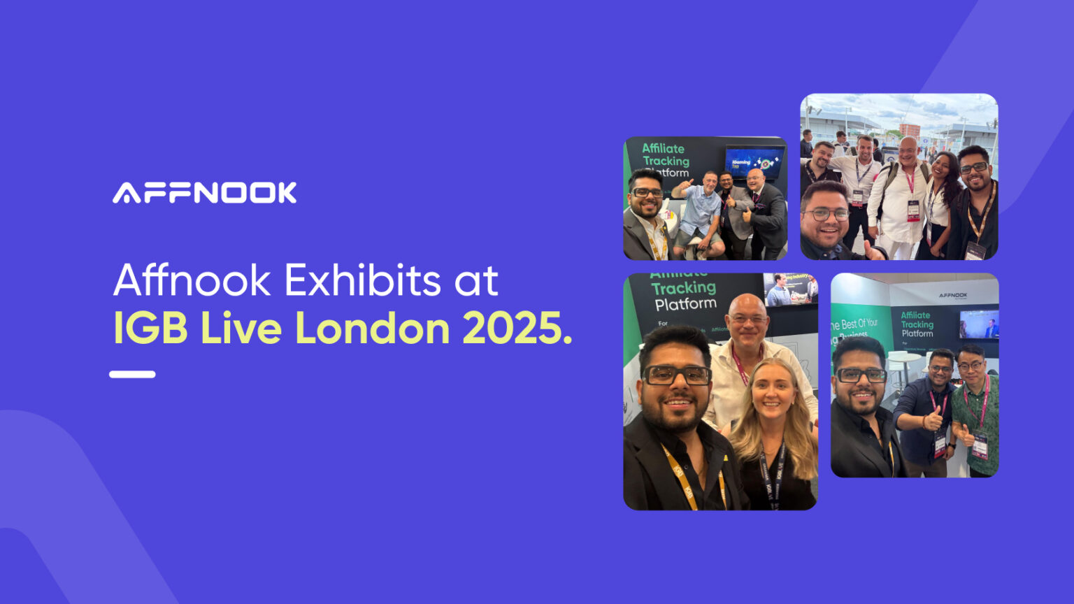 Affnook exhibits at iGB Live London 2025