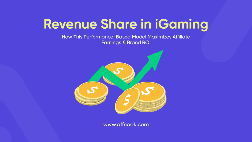 Banner for revenue share in iGaming
