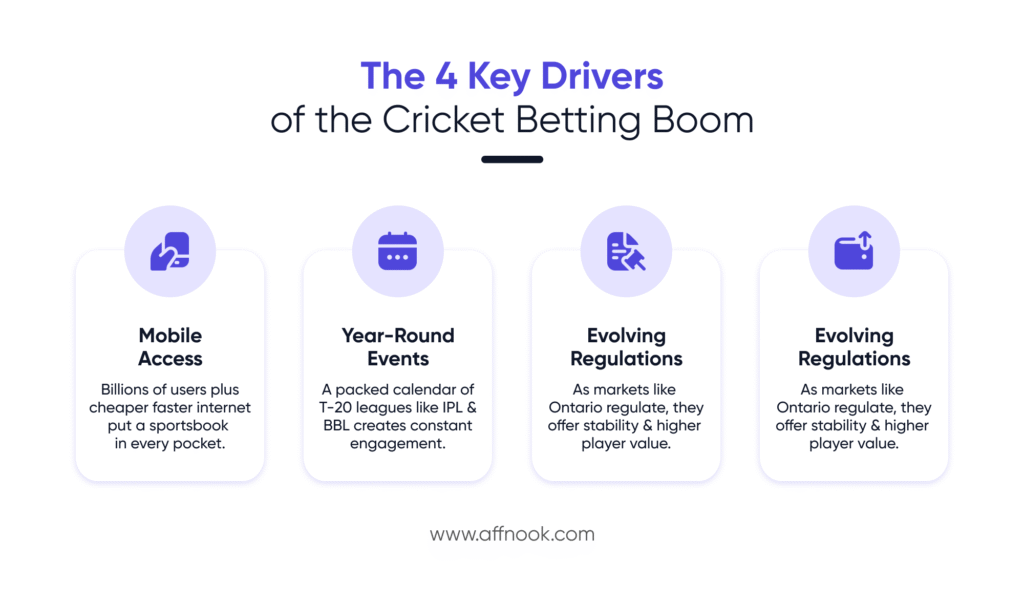 What's driving the cricket betting boom?