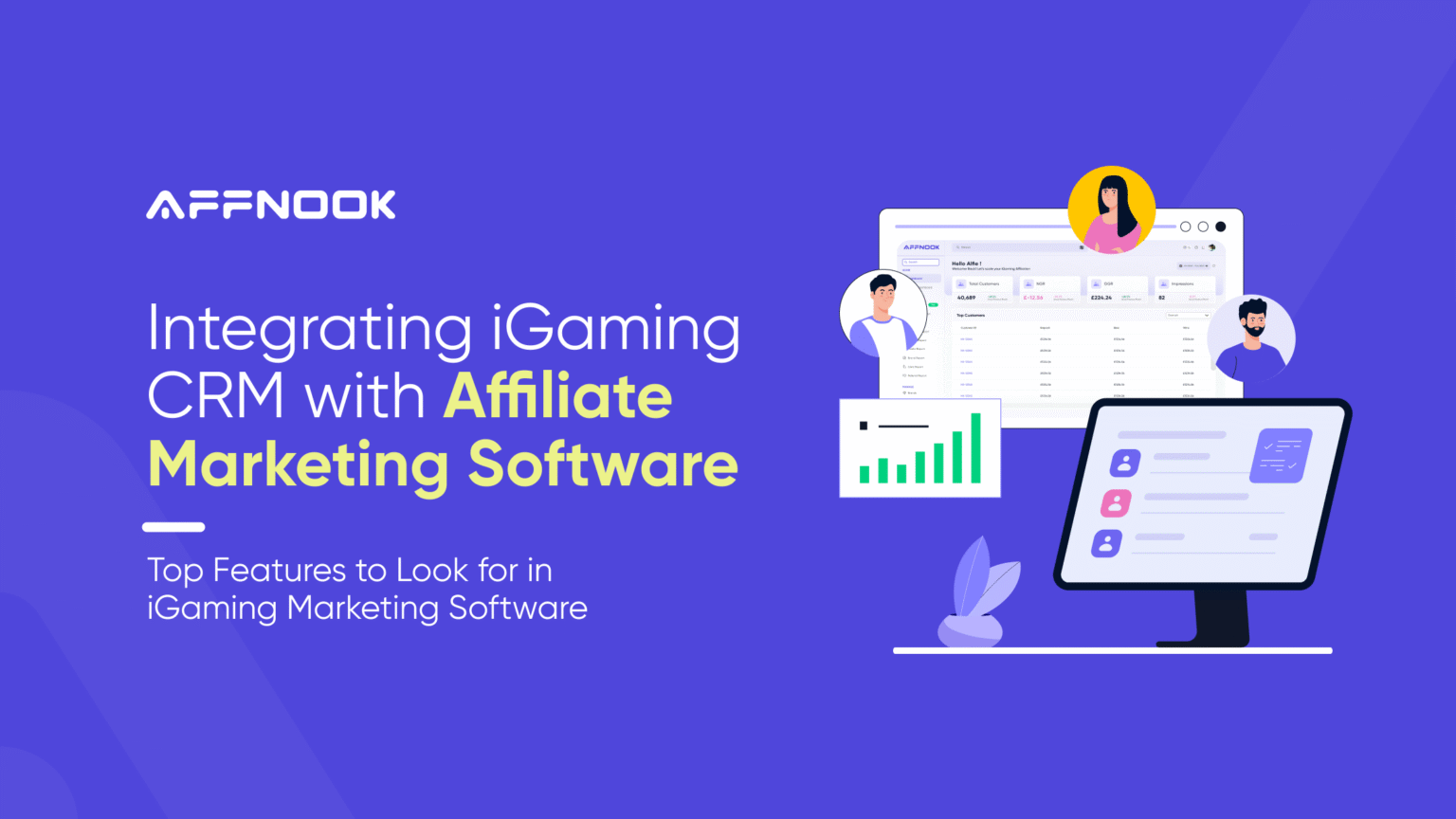 Blog banner for Integrating iGaming CRM with Affiliate Marketing Software