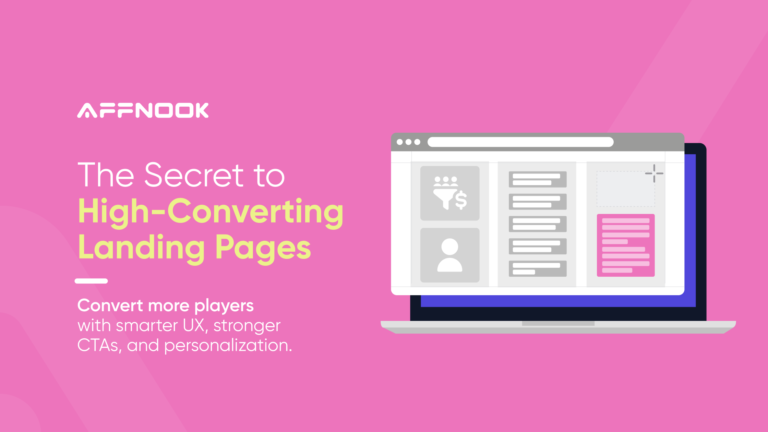 Guides 3 Blog banner for the secret to high-converting landing pages.