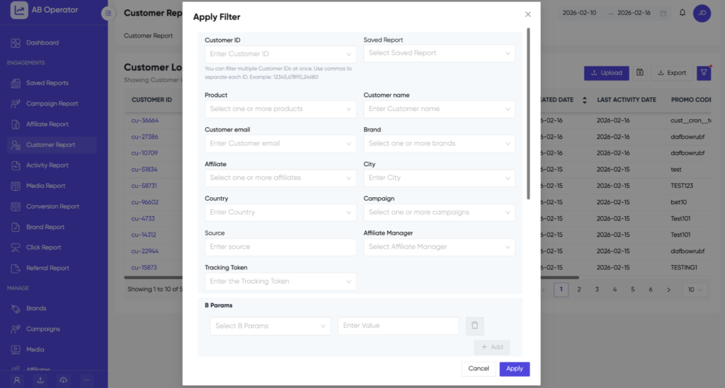How Accurate Customer Reports Eliminate Guesswork in iGaming Performance 6 Customer reports filters