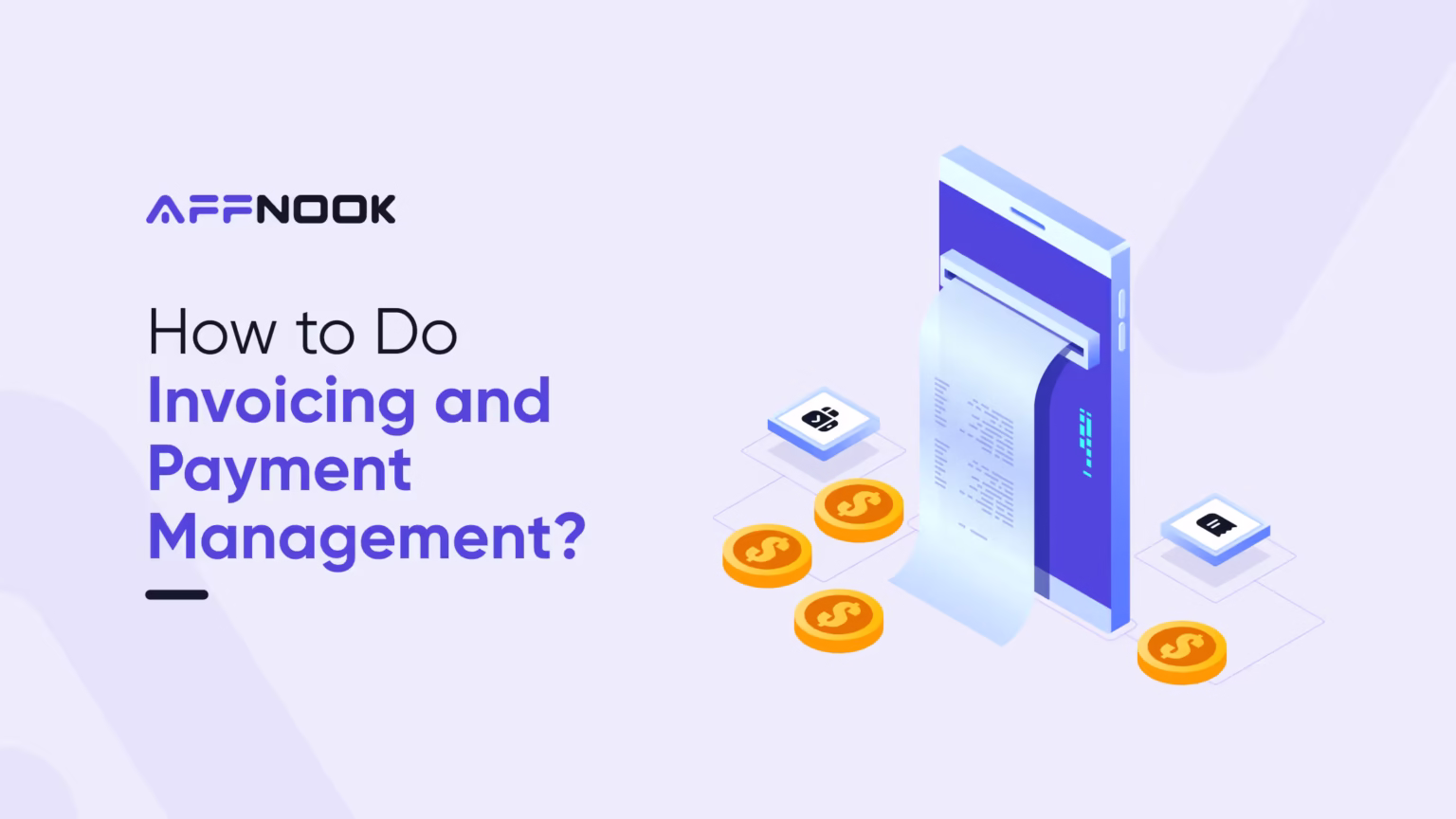Managing invoices and payments on Affnook