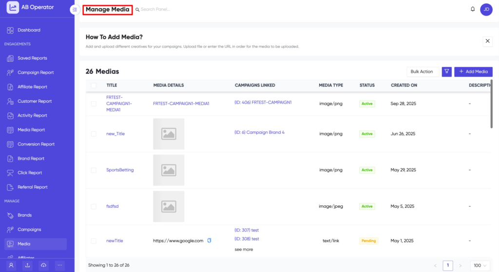 How to Upload and Manage Media in Affnook: A Simple Guide 3 Upload and Manage Media Feature