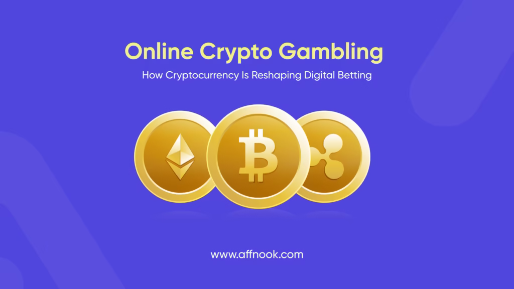Online crypto gambling banner