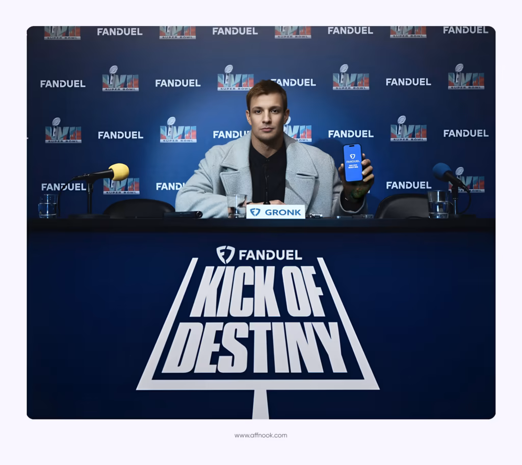 5 Innovative Online Sportsbook Marketing Campaigns That Drove Engagement 7 Online sportsbook. marketing kick of destiny campaign by Fanduel